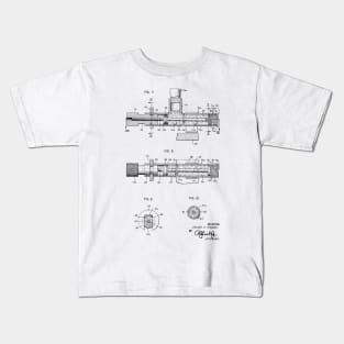 Apparatus for Applying a Getter Material Vintage Patent Drawing Kids T-Shirt